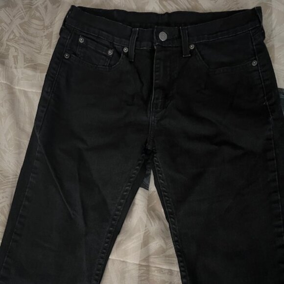 LEVIS 527 BOOT CUT SLIM FIT SIZE 30 X 32 EXCELLENT CONDITION - BLACK - Picture 1 of 3